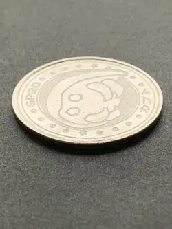 Kabuto SP20 medal coin Pokemon Japanese Pokemon Meiji Juice NINTENDO Very Rare - Image 5