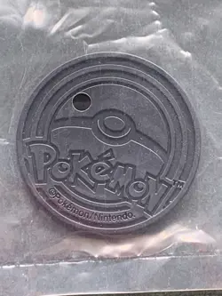 Pikachu plastic medal coin Holo Pokemon Japanese Pocket Monster Nintendo RARE - Image 4