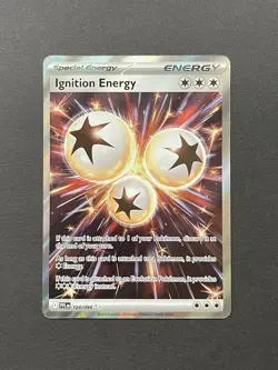 Pokemon TCG Ignition Energy 124/094 ME02: Phantasmal Flames Ultra Rare NM - Image 1
