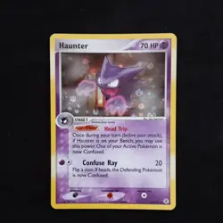 Pokemon TCG Haunter 34/112 FireRed & LeafGreen Reverse Holo Unc 70 HP Eng - Image 1