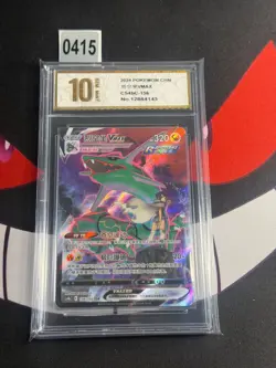 PTCG Pokemon Rayquaza 156/132 VAX CSR 2024 CS4bC Pack S.Chinese-Pyxis gold 10 - Image 1