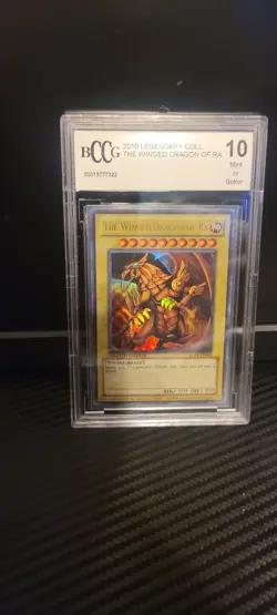 2010 Yugioh Legendary Collection The Winged Dragon of RA #LC01-EN003 BCCG 10 - Image 1