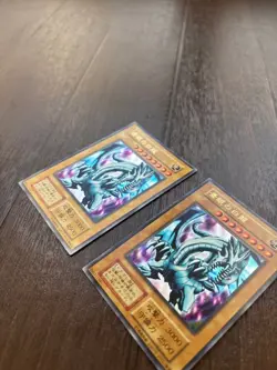 2x NM Blue-Eyes White Dragon No Ref Ultra Rare 1999 EX Starter Box YuGiOh - Image 2