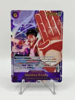 One Piece CCG Monkey D. Luffy EB02-061 Alt Art SEC - English - NM - Image 1