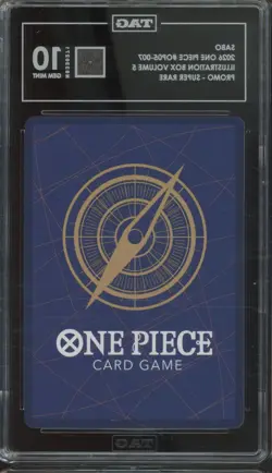 2026 One Piece Promo Super Rare #OP05-007 Sabo Gem Mint TAG 10 - Image 2