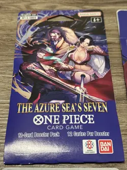 One Piece OP14 The Azure Sea’s Seven Sleeved Booster Pack English TCG [Lot of 4] - Image 3