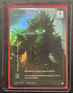 Wonders of the First: Call Of The Stones “Grassvein Ambusher “ 1st Edition Foil - Image 1