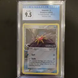 CGC 9.5 Starmie EX Delta Species 30/113 Reverse Holo Stamped Pokemon Card - Image 1