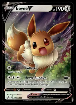 Eevee V SWSH065 SWSH: Sword & Shield Promo Cards Pokemon - Image 1