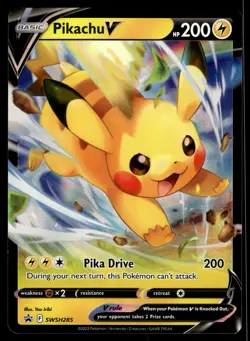 Pikachu V SWSH285 SWSH: Sword & Shield Promo Cards Pokemon - Image 1