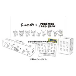 NEW Pokemon YU NAGABA x Pokemon Card Game Eevee Special BOX Deck Shield Play Mat - Image 5