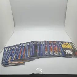 POKEMON 1ST MOVIE 1999 BURGER KING #14 MASTER TRAINER SET UNCUT 9 Card Sheet - Image 1