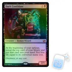 FOIL DARK CONFIDANT Modern Masters 2015 Magic MTG MINT CARD - Image 1