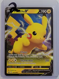 Pikachu V SWSH061 Pokemon Sword & Shield Promo Cards Holo NM (2 of 2) - Image 3