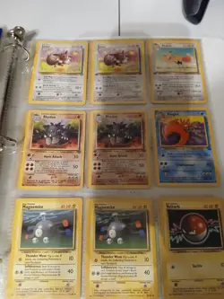 Pokemon Card Collection Binder old cards fossil, jungle, and some 1st edition - Image 4