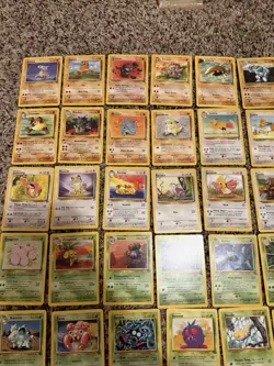Pokemon TCG 80 card lot. Base, fossil, jungle, base set 2. LP-MP. No Repeats. - Image 2