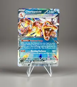 Charizard ex 054/091 Paldean Fates NM Pokemon Card - Image 1