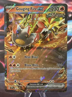 Pokemon Gouging Fire ex 144 Sv: Scarlet & Violet Promo Cards Holo NM/M - Image 1
