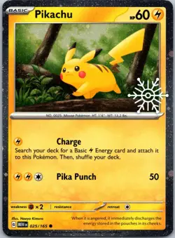 Pikachu - (Holiday Calendar) Common Miscellaneous Cards & Products 025/165 NM - Image 1