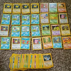 Pokemon Neo Genesis Wizards of the Coast 175 card lot Vintage good condion cards - Image 1