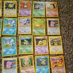 Pokemon Neo Genesis Wizards of the Coast 175 card lot Vintage good condion cards - Image 3