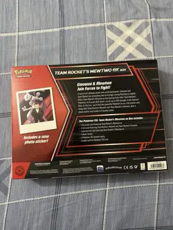 Pokemon TCG Cards Team Rocket's Mewtwo Ex Box New Sealed INHAND - Image 2