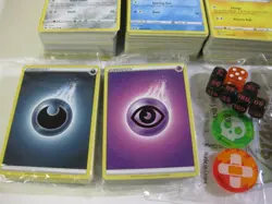 🔥 Pokemon 1000 Card Bulk Lot * Instant Collection * DICE ENERGY PLASTIC SLEEVES - Image 4