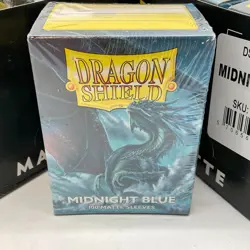 Lot of 50 Dragon Shield Matte Midnight Blue Card Sleeves 100ct Pack Std Size - Image 2