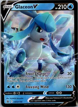 Glaceon V - Promo SWSH: Sword & Shield Promo Cards SWSH196 NM - Image 1