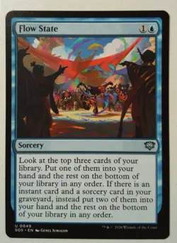 Flow State *Uncommon* Magic MtG x1 Secrets of Strixhaven - Image 1