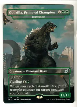 Godzilla Primeval Champion Ikoria Lair of Behe Full Art Beauty - Image 1