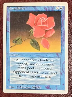 Mana Short - MtG Revised/3rd Edition - Rare LP 1994 - Image 2