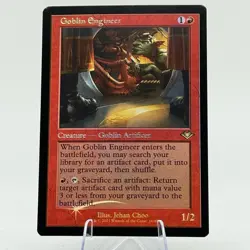 MTG Modern Horizons - Goblin Engineer (Retro) [FOIL] - MH1 - NM - Image 1