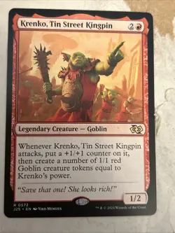 Krenko, Tin Street Kingpin Foundations Jumpstart Regular NM-M Unplayed - Image 1