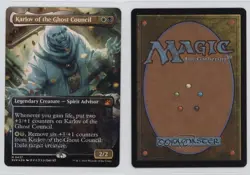Borderless Anime Karlov of the Ghost Council Foil Magic Ravnica Remastered - Image 3