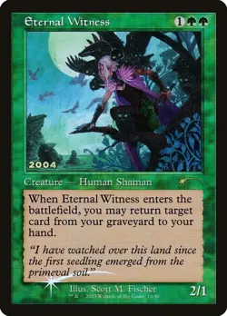 mtg magic Eternal Witness FOIL retro anniversary promo 30 ENGLISH Temoin eternel - Image 1