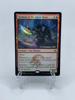 Shaman of the Great Hunt - Fate Reforged Prerelease Promo - MTG - Foil Mythic - Image 1