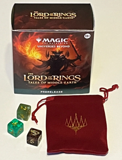 Lord of the Rings Tales of Middle-Earth Prerelease Kit - 6 Packs, Dice, Promos - Image 2