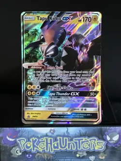 Pokemon Card Tapu Koko GX SM50 Black Star Promo L/P 2 - Image 1