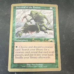 Magic: The Gathering Survival of the Fittest World Championship Decks 1998 Auto… - Image 1