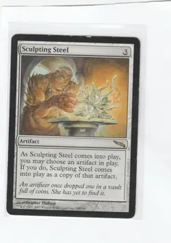 Sculpting Steel Mirrodin mtg magic the gathering - Image 1
