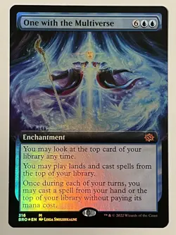 One with the Multiverse (Extended Art) The Brothers' War Foil MTG NM - Image 1