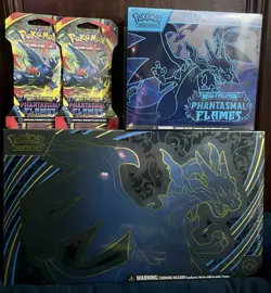 Pokemon Phantasmal Flames UPC ETB & 2 Booster Packs - Image 1