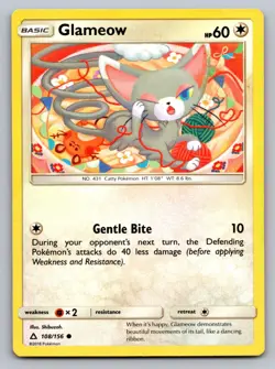 Glameow 108/108 Common Ultra Prism Lightly Played - Image 1