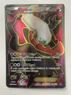 Pokemon Darkrai EX Full Art Ultra Rare Holo Card XY Breakpoint 118/122.. - Image 1