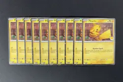 Pikachu Pokemon Day 2026 051/162 LOT OF 10 TCG - Image 1