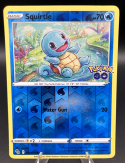 Squirtle - 015/078 Pokemon TCG SWSH: Pokemon GO Reverse Holo - NM - Image 1