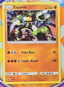 🔥2017 Zygarde SM15 Black Star Promo Cosmos Holo Rare Pokemon TCG LP👍📈 - Image 1