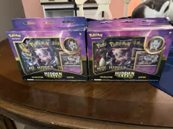 Pokemon TCG: MEWTWO HIDDEN FATES Pin Collection 3 Pack Box English VERY RARE - Image 1