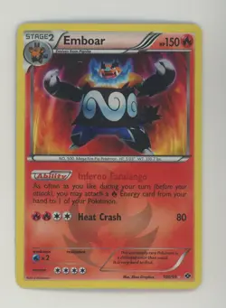 Pokemon TCG Next Destinies 100/99 Emboar Secret Rare - Image 1